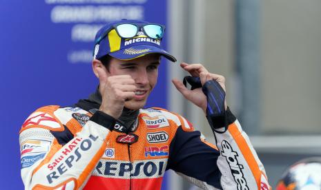 Pembalap MotoGP Spanyol  dari tim Repsol Honda, Alex Marquez.