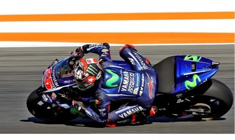 Pembalap Movistar Yamaha, Maverick Vinales.