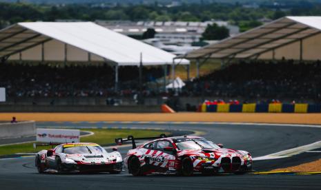 Pembalap nasional Sean Gelael berhasil finis di posisi dua pada race of 24 hours Le Mans di Circuit de la Sharte, Prancis, Sabtu (15/6/2024) hingga Ahad (16/6/2024) waktu setempat dengan dukungan Pertamax Turbo.