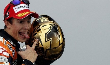 Pembalap Repsol Hinda, Marc Marquez.