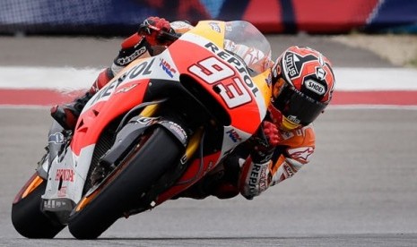 Pembalap Repsol Honda, Marc Marquez