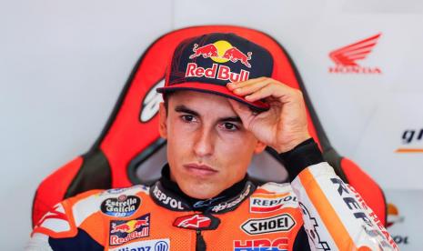 Pembalap Repsol Honda Marc Marquez