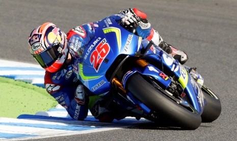 Pembalap Suzuki Ecstar Maverick Vinales