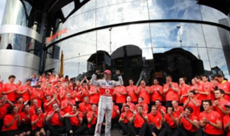 Pembalap utama tim McLaren F1, Jenson Button