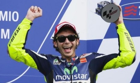 Pembalap  Valentino Rossi.