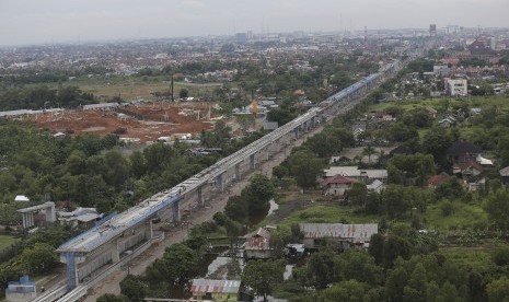 Light Rail Transit (LRT) in Palembang, South Sumatra, is predicted to be completed as planned.