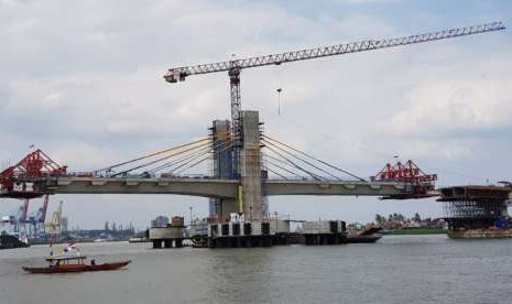 Pembangunan Jembatan Musi IV di Palembang, Sumatera Selatan