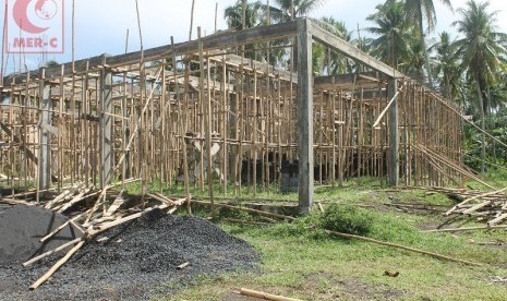 Pembangunan Rumah Sakit Galela, di Halmahera Utara, Maluku Utara.