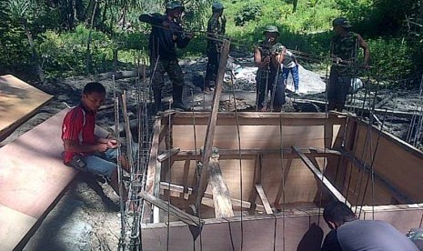 Indonesian border with Timor Leste