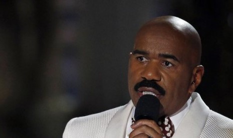 Pembawa acara Miss Universe 2015, Steve Harvey yang salah mengumumkan juara Miss Universe 2015