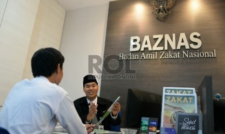 Pembayaran zakat di Baznas