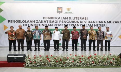 Pembekalan dan Literasi Pengelolaan Zakat bagi Pengurus UPZ dan Para Muzaki di Lingkungan Kemendagri, di Gedung Sasana Bhakti Praja Kantor Pusat Kemendagri, Jumat (21/10/2022).