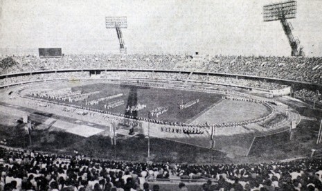 Pembukaan Asian Games 1951 New Delhi, India.