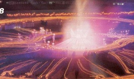 Pembukaan Asian Games 1998 Bangkok, Thailand.