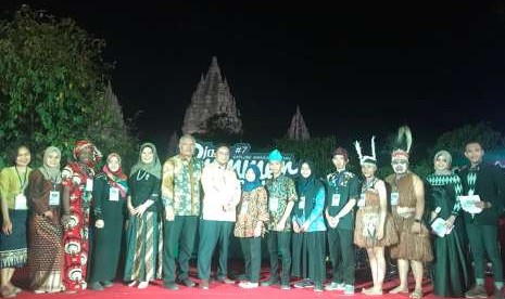 Pembukaan Java Summer Camp 2018 di kompleks Candi Prambanan, DIY.