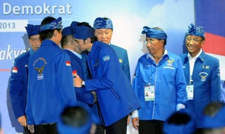 Pembukaan Kongres Luar Biasa (KLB) Partai Demokrat di Denpasar, Sabtu (30/3).