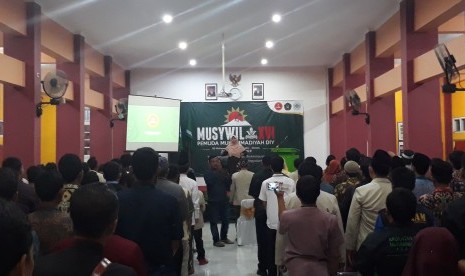 Pembukaan Musyawarah Wilayah XVI Pemuda Muhammadiyah DIY di SD Muhammadiyah Condongcatur.