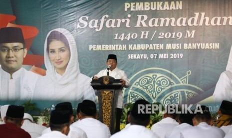 Pembukaan Safari Ramadhan 1440 H Pemerintah Kabupaten Musi Banyuasin resmi dibuka secara langsung Bupati Muba Dodi Reza Alex Noerdin.