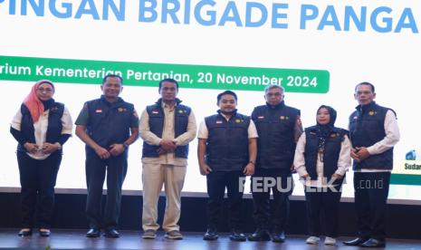 Pembukaan workshop manajemen pendampingan brigade swasembada pangan di Auditorium Utama Kementan, Rabu (20/11/2024).