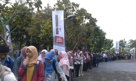 Para pemburu dana beasiswa pendidikan dari Lembaga Pengelola Dana Pendidikan (LPDP) 