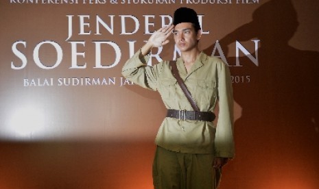 Aktor Adipati Dolken, berperan dalam Film Jenderal Soedirman. BPIP memandang film dengan kategori kebangsaan dibutuhkan bagi generasi bangsa.