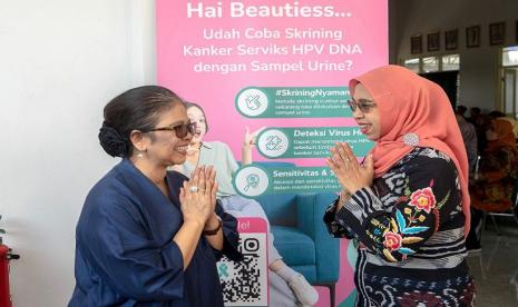 Pemerintah Daerah Istimewa Yogyakarta bersama Holding BUMN Farmasi, PT Bio Farma (Persero) meluncurkan program deteksi dini kanker serviks melalui pemeriksaan urine dengan metode PCR HPV-DNA di Balai Laboratorium Kesehatan dan Kalibrasi (BLKK) DIY, Kamis (7/9/2023).