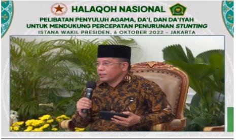 Pemerintah Indonesia terus melakukan upaya percepatan penurunan stunting. Kemenag turut menyukseskan program ini dengan melibatkan Penyuluh Agama, Penghulu KUA, dan dai. Tiga komponen ini merupakan penyampai pesan yang efektif di tengah masyarakat.