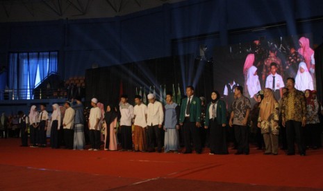 Pemerintah Kabupaten Bogor resmi meluncurkan Program Bogor Cerdas dan Bogor Berkeadaban di Gedung Laga Tangkas Pakansari, Cibinong, Selasa (19/3).