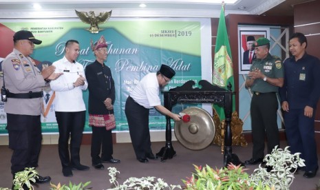 Pemerintah Kabupaten Musi Banyuasin melaksanakan Rapat Tahunan Forum Musyawarah Pemangku Adat dan Adat Marga Tahun 2019, di Auditorium Pemkab Muba, Kamis (5/12). 