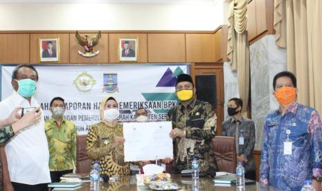 Pemerintah Kabupaten (Pemkab) Serang kembali meraih Opini Wajar Tanpa Pengecualian (WTP) dari Badan Pemeriksa Keuangan Republik Indonesia (BPK RI). Opini atas Laporan Keuangan Pemerintah Daerah (LKPD) Tahun Anggaran 2019 tersebut, dicapai untuk kesembilan kali secara berturut-turut.