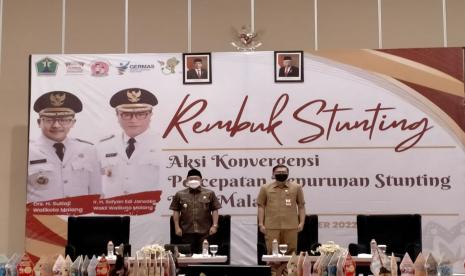 Pemerintah Kota (Pemkot) Malang melalui Dinas Kesehatan (Dinkes) Kota Malang mengadakan rembuk stunting dengan sejumlah stakeholder di Kota Malang, Senin (5/9/2022). 