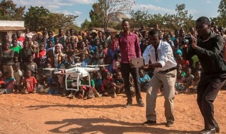 Pemerintah Malawi Afrika bekerjasama dengan Unicef meluncurkan drone untuk sejumlah misi kemanusiaan di negara itu