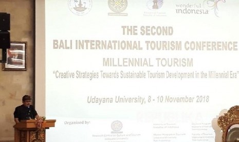 Pemerintah Provinsi Bali membidik 60 persen wisatawan milenial hingga lima tahun ke depan.  #The 2nd Bali International Tourism Conference Millennial Tourism #wisatawan milenial