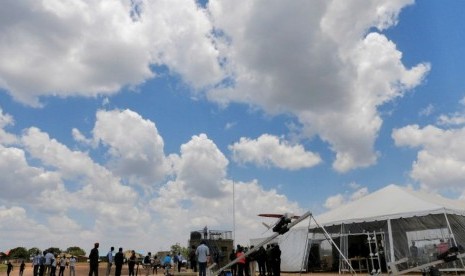 Pemerintah Rwanda mengirimkan kantunhg darah dengan memanfaatkan drone