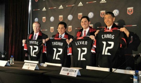 Pemilik DC United : Kevin Payne, Erick Thohir, Jason Levien  dan Will Chang.