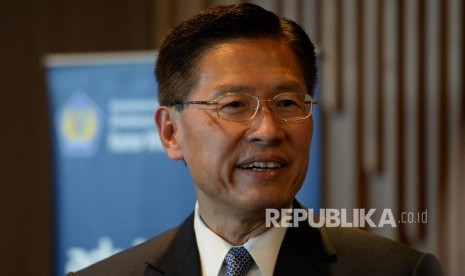 Pemilik perusahaan Lippo Group James Riady. (Republika/ Wihdan)