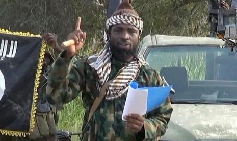 Pemimpin Boko Haram, Abubakar Shekau.