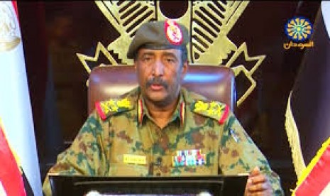 Pemimpin militer baru Sudan Jenderal Abdel Fattah al-Burhan.