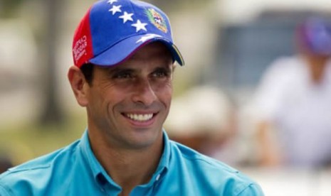 Pemimpin oposisi Venezuela, Henrique Capriles.