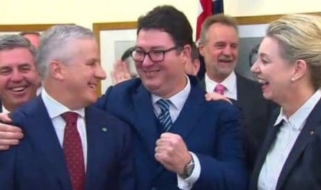 Pemimpin Partai Nasional Australia yang baru, Michael McCormack, memuji politisi George Christensen.