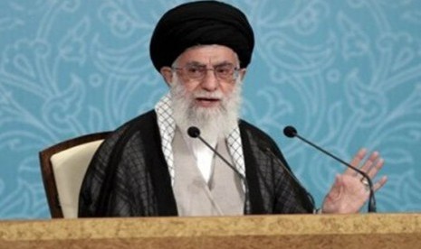 Pemimpin Spiritual Republik Islam Iran, Ayatullah Sayyed Ali Khamenei.