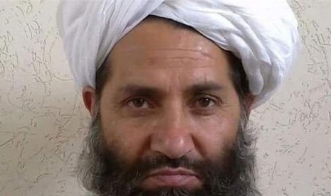 Pemimpin Taliban Mullah Haibatullah Akhunzada.