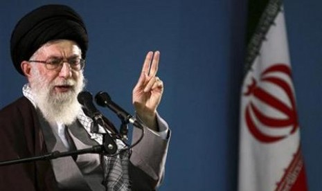 Pemimpin Tertinggi Republik Islam Iran, Ayatollah Ali Khamenei.