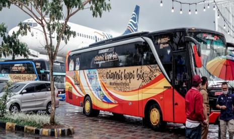 Pemkab Ciamis meluncurkan Ciamis Kopi Bis (Cikobis), Senin (12/10). 