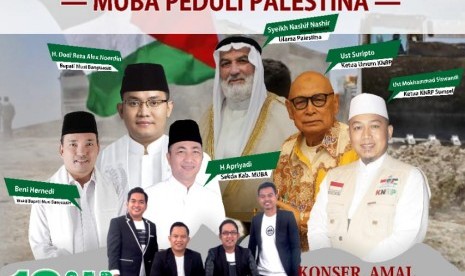 Pemkab Muba akan menggelar konser peduli Palestina pada 16 September 2019.