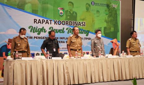 Pemkab Muba mengikuti High Level Meeting (HLM) dan Rapat Koordinasi Tim Pengendalian Inflasi Daerah (TPID) Provinsi Sumatra Selatan.