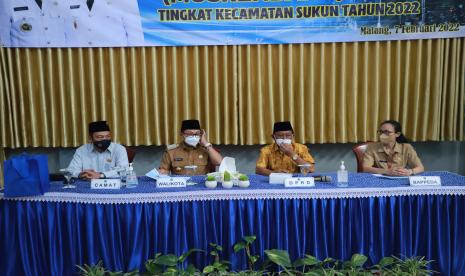 Pemkot Malang mengadakan kegiatan Musyawarah Pembangunan Daerah (Musrenbang) Rencana Kerja Pembangunan Daerah (RKPD) Pemerintah Kota (Pemkot) Malang Tahun 2023 di Kecamatan Sukun, Kota Malang, Senin (7/2/2022).