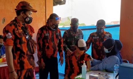 Pemuda Pancasila-Koramil 04 Ciledug Gelar Serbuan Vaksinasi