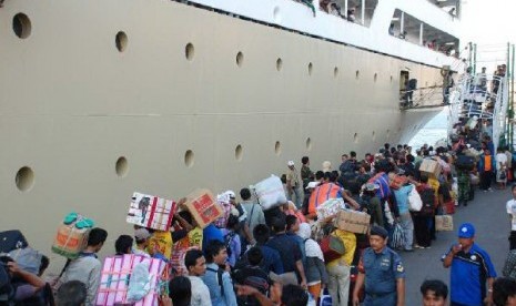 Pemudik via laut