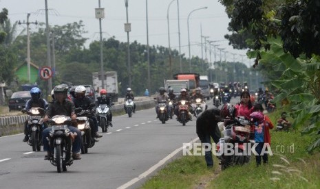  Pemudik yang menggunakan sepeda motor 